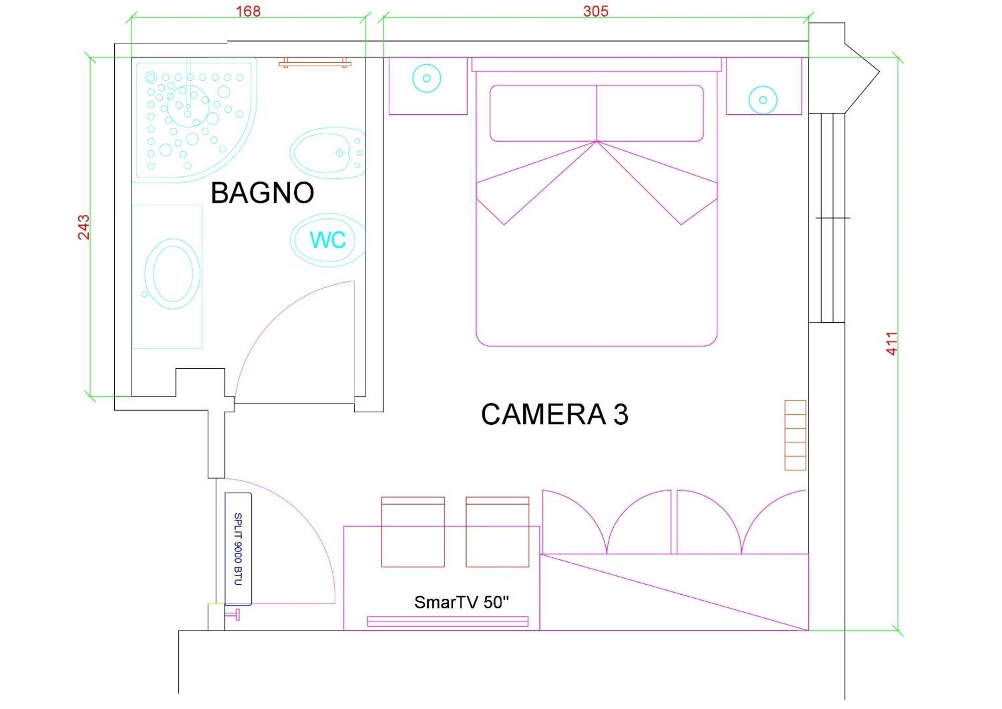 Panorama Lecce Bed and Breakfast Rum bild